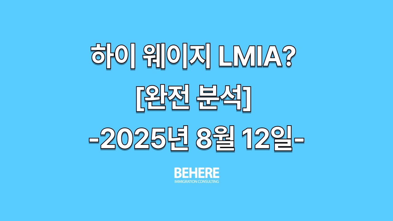 하이웨이지 LMIA 완전 분석 칼럼 표지